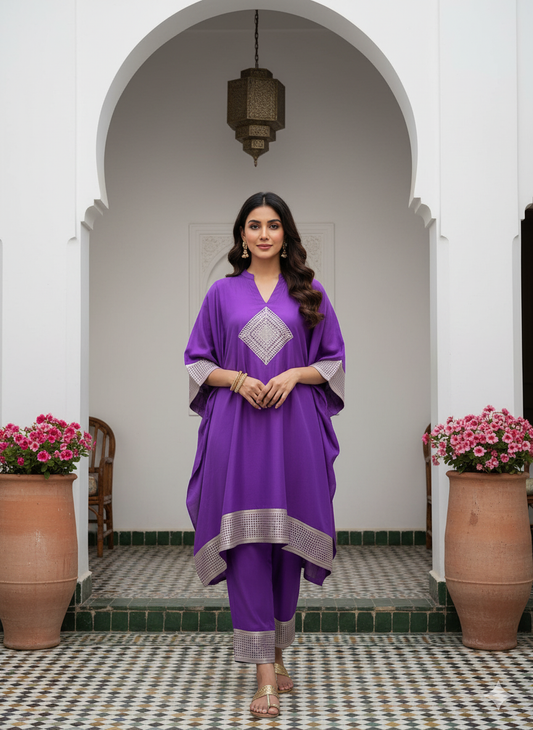 Pure Katan Silk Kaftan