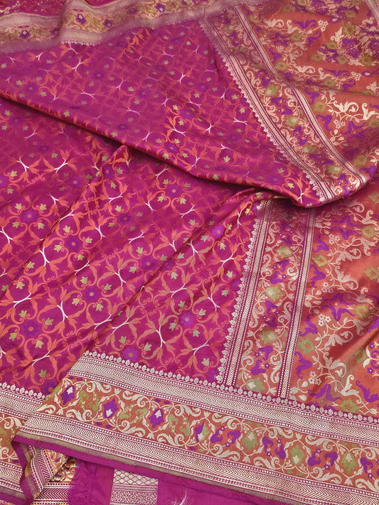 Rani Patola Masterpiece Banarasi Pure Katan Silk Saree