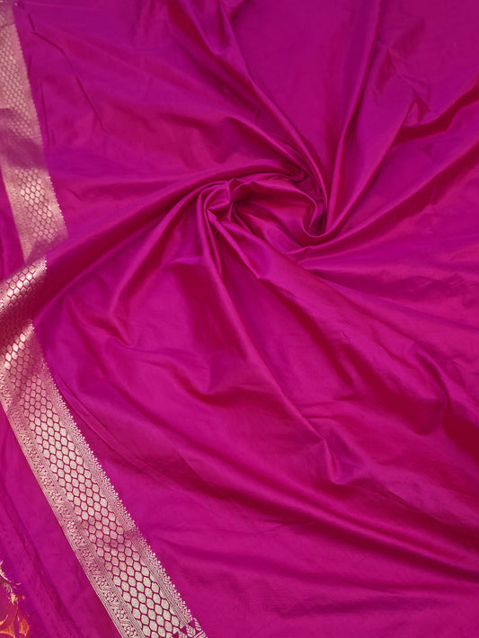 Rani Patola Masterpiece Banarasi Pure Katan Silk Saree