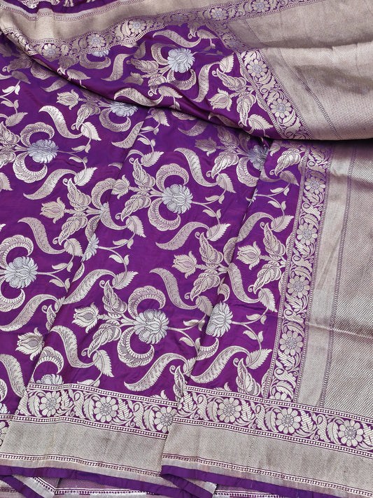 Jangla Masterpiece Banarasi Pure Katan Silk Saree