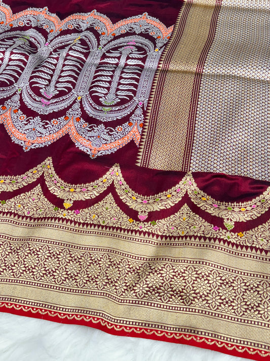Pure Katan Silk Banarasi Handloom Saree