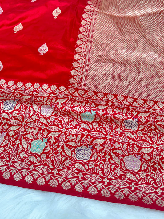 Pure Katan Silk Banarasi Handloom Saree