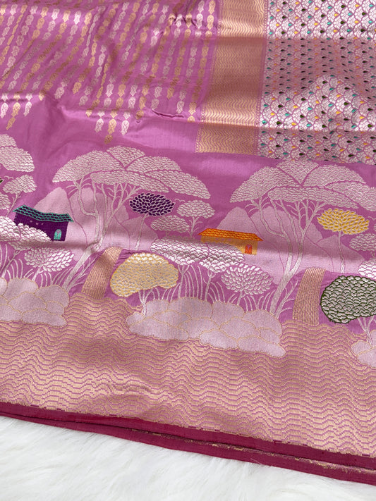 Pure Katan Silk Banarasi Handloom Saree