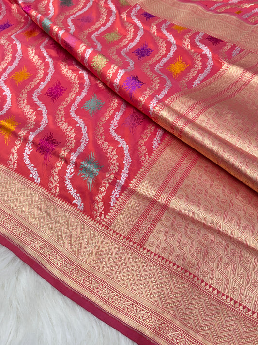 Pure Katan Silk Banarasi Handloom Saree