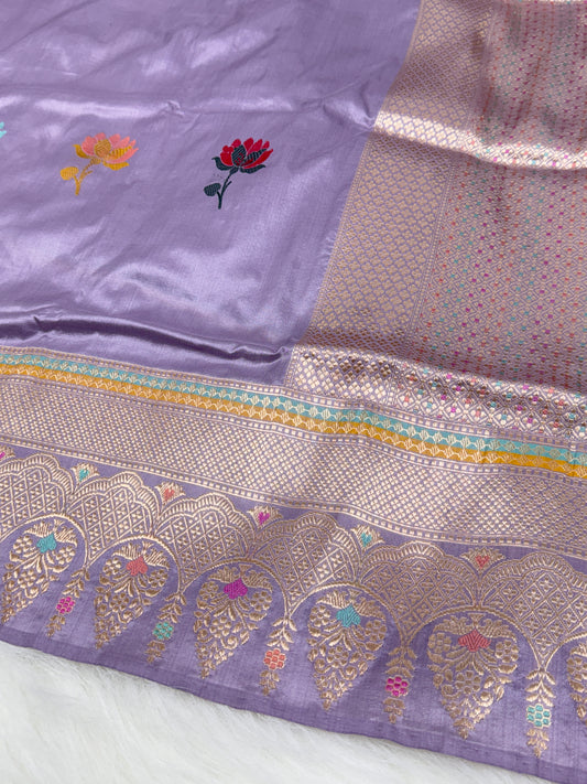 Pure Katan Silk Banarasi Handloom Saree