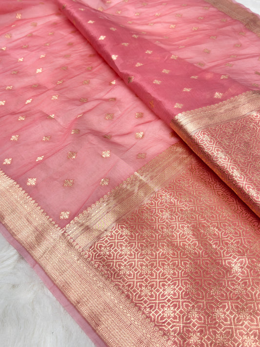 Pure Kora Silk Banarasi Handloom Saree