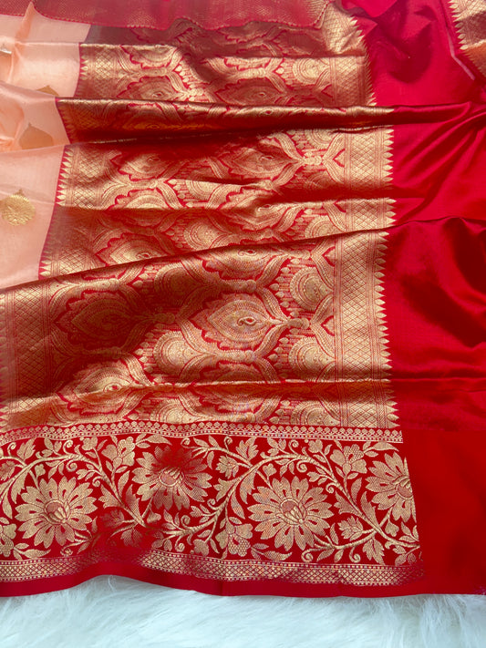 Pure Kora Silk Banarasi Handloom Saree