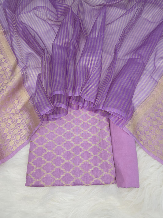 Banarasi Pure Moonga Silk Suit 3pcs