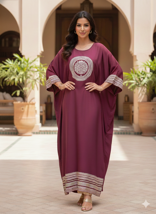 Pure Katan Silk Kaftan
