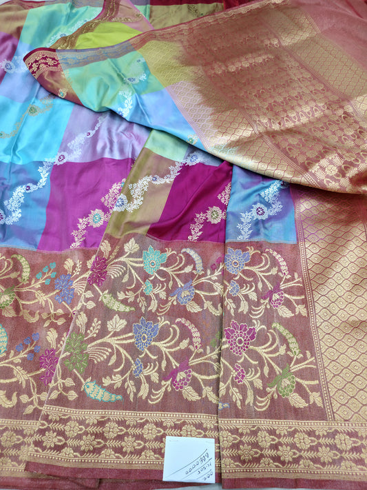 Rangkaat Handwoven Masterpiece Banarasi Pure Katan Silk Saree