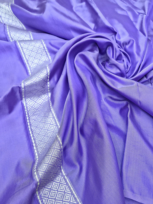 Contrast Yellow Blue Masterpiece Banarasi Pure Katan Silk Saree