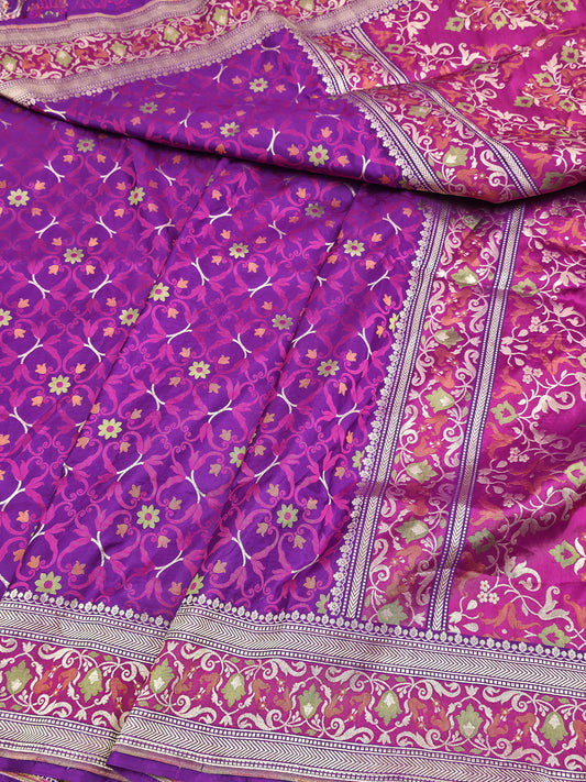 Patola Masterpiece Banarasi Pure Katan Silk Saree