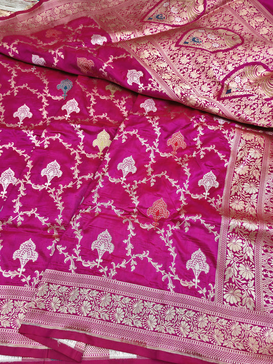Rani Masterpiece Banarasi Pure Katan Silk Saree