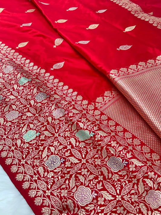 Pure Katan Silk Banarasi Handloom Saree