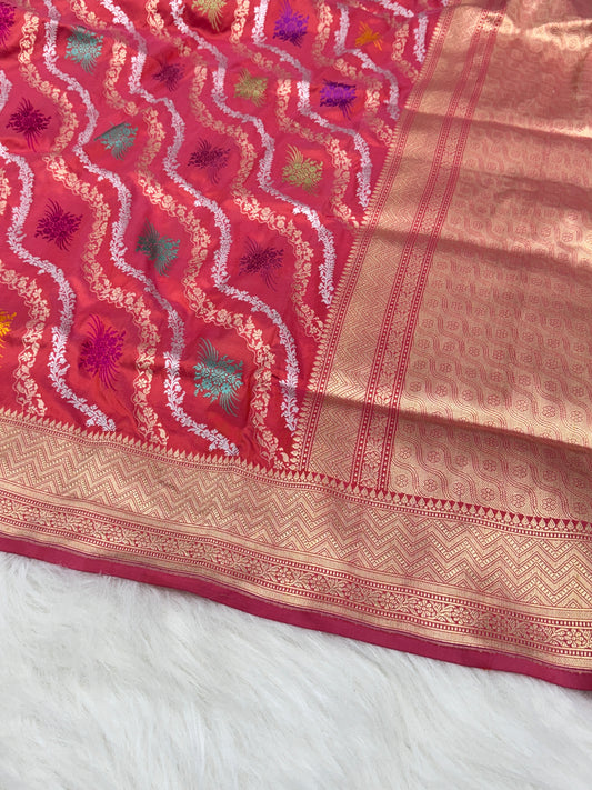 Pure Katan Silk Banarasi Handloom Saree