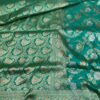 Banarasi Handloom Pure Katan Silk Saree Sea Green Color