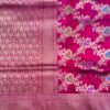 Banarasi Handloom Pure Katan Silk Saree Magenta Color