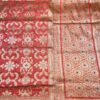 Banarasi Handloom Pure Katan Silk Saree Red Color