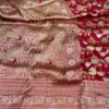 Banarasi Handloom Pure Katan Silk Saree Red Color