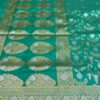 Banarasi Handloom Pure Katan Silk Saree Sea Green Color